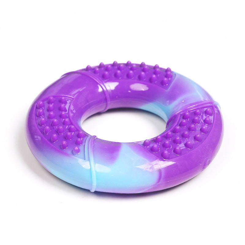 Dog Toy Treat Dispensing Ball Durable Chew Teddy Teething Self-Entertainment Puzzle Boredom Relief for Small and Medium Dogs Pet Hide and Seek Toy