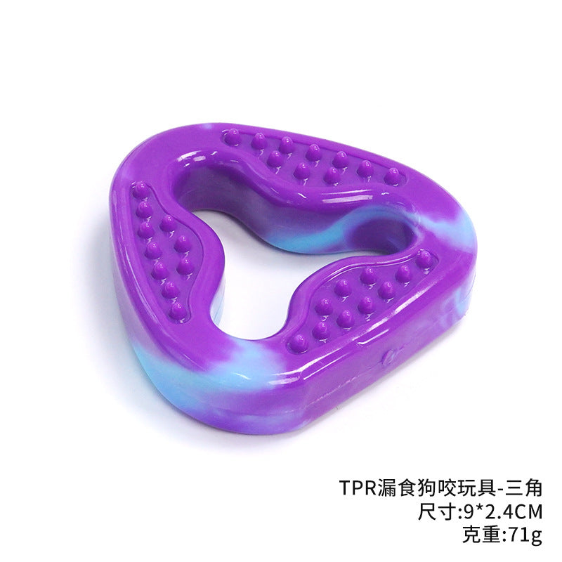 Dog Toy Treat Dispensing Ball Durable Chew Teddy Teething Self-Entertainment Puzzle Boredom Relief for Small and Medium Dogs Pet Hide and Seek Toy