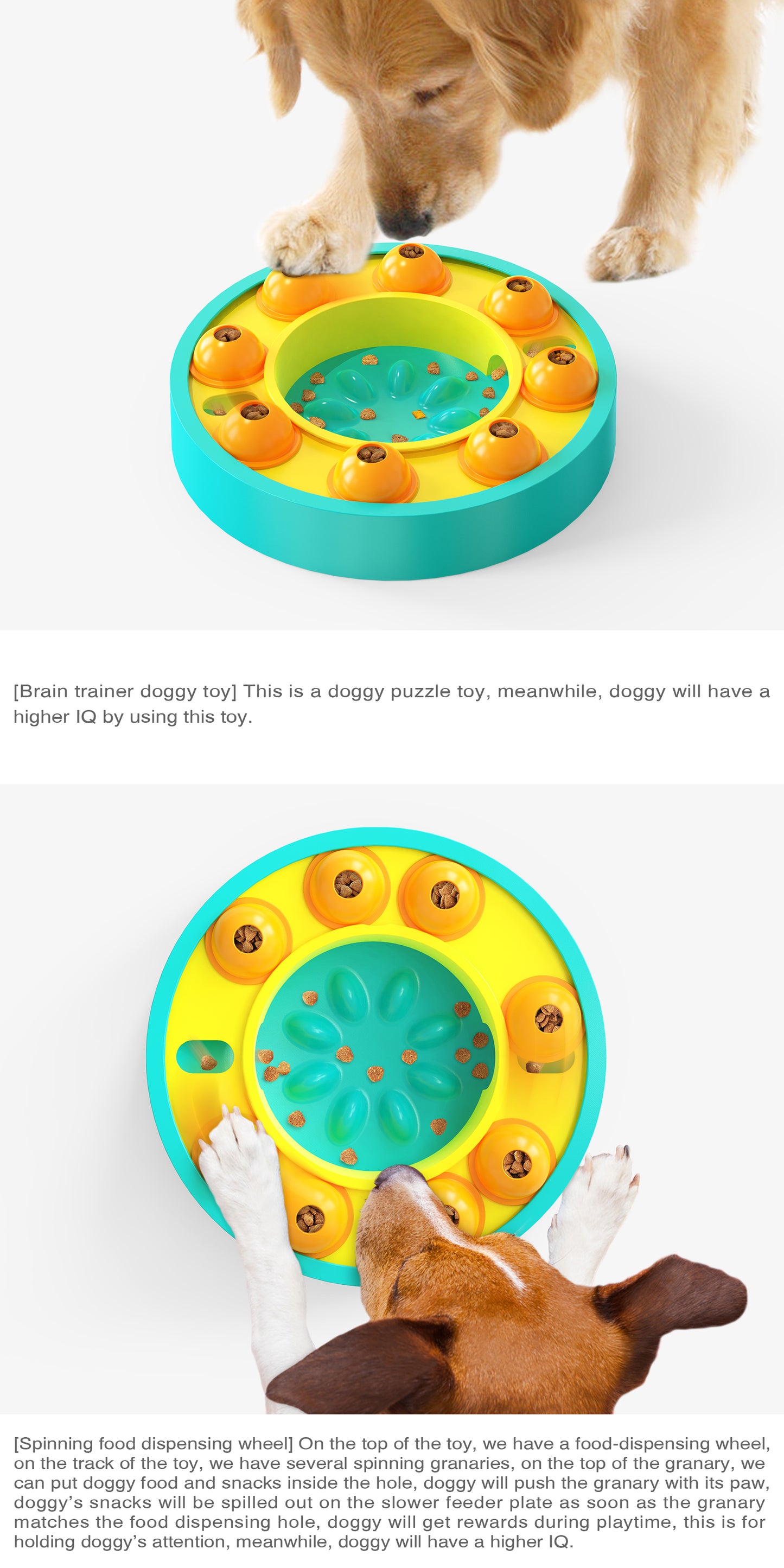 DoqiPaw Dog Puzzle Toy and Slow Feeder