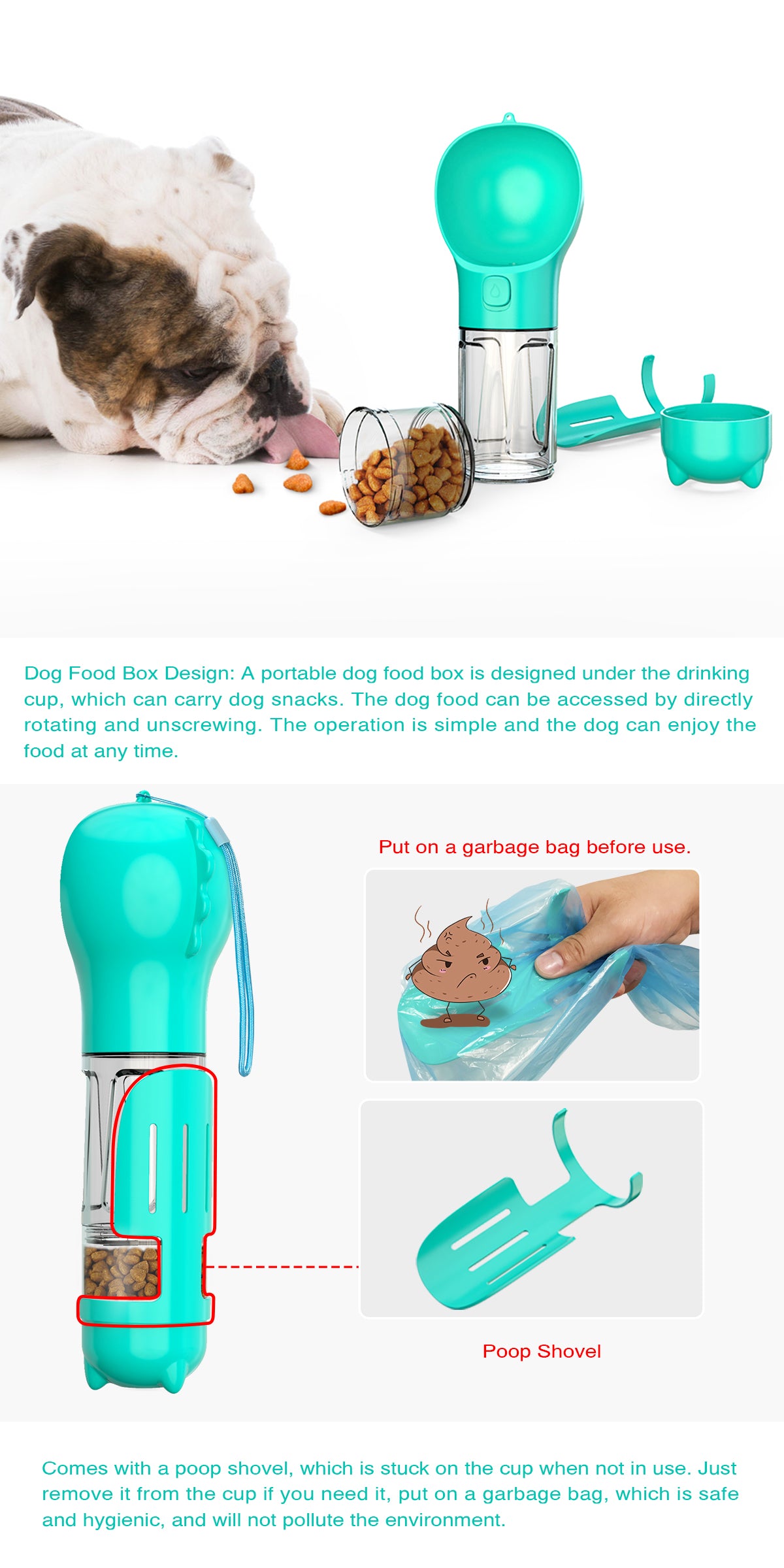 DoqiPaw Dog Travel Water Bottle