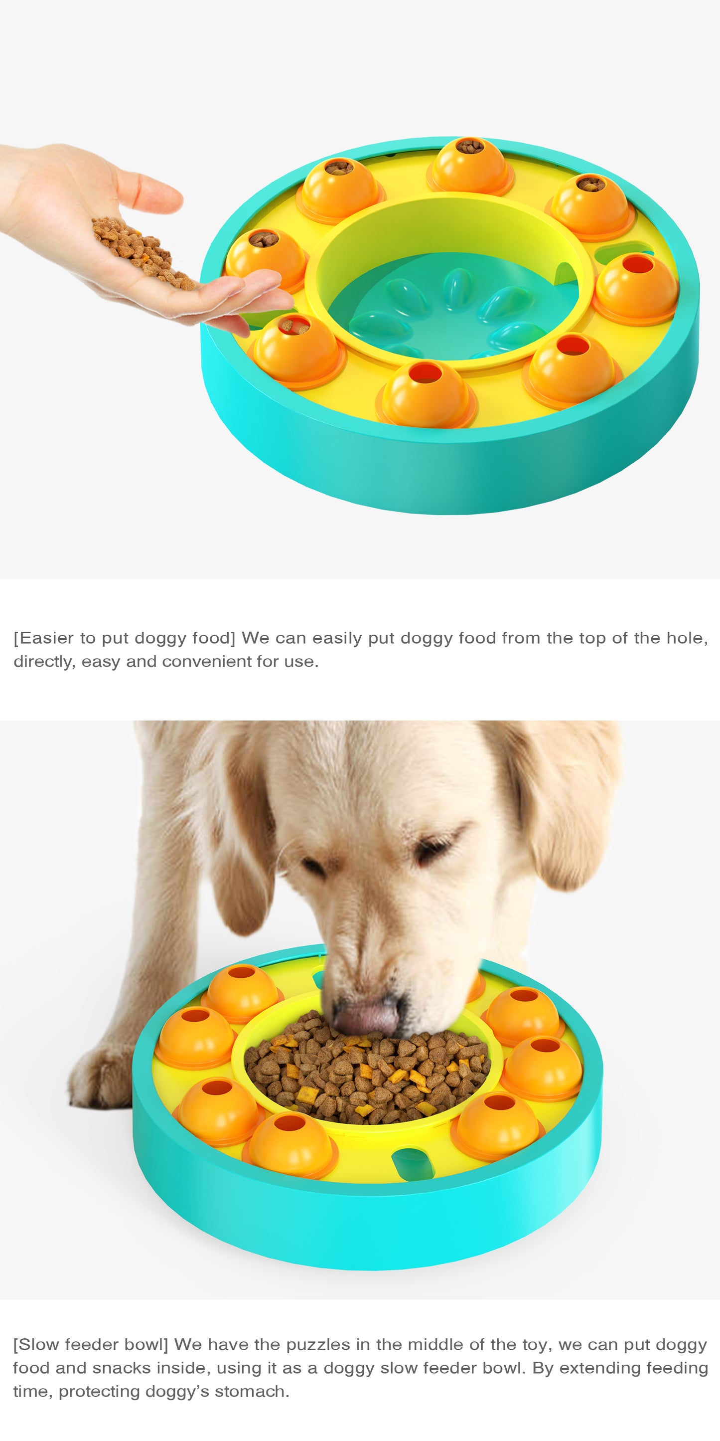 DoqiPaw Dog Puzzle Toy and Slow Feeder