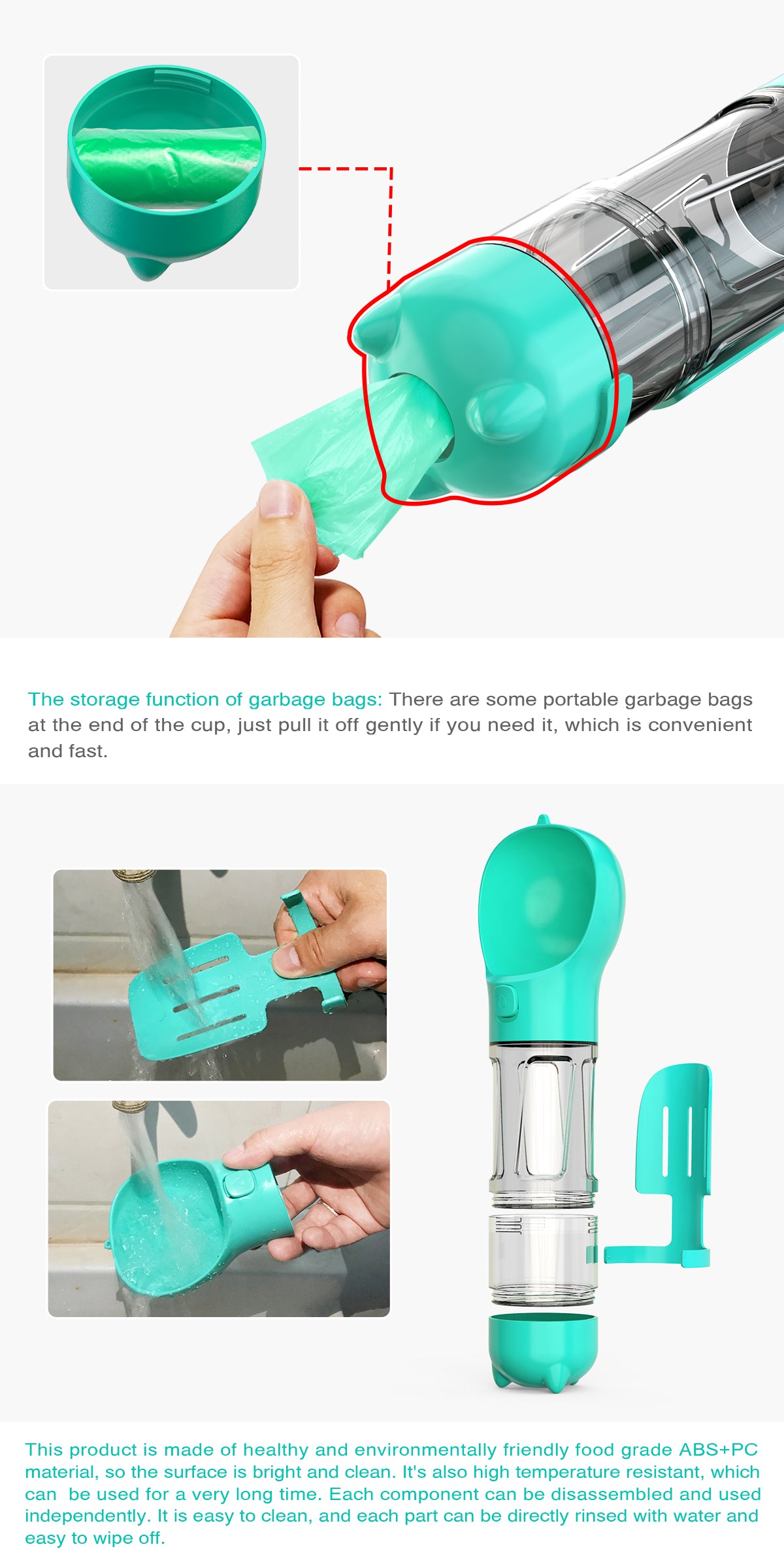 DoqiPaw Dog Travel Water Bottle