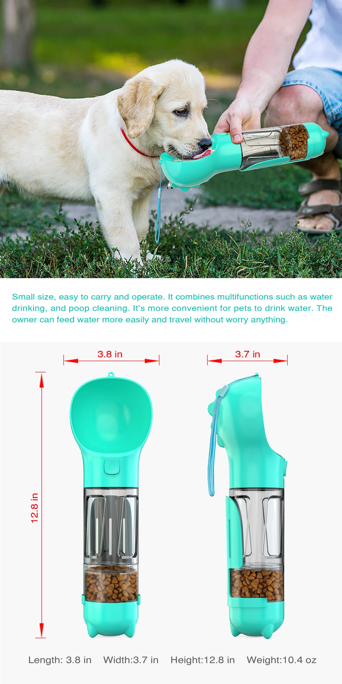 DoqiPaw Dog Travel Water Bottle