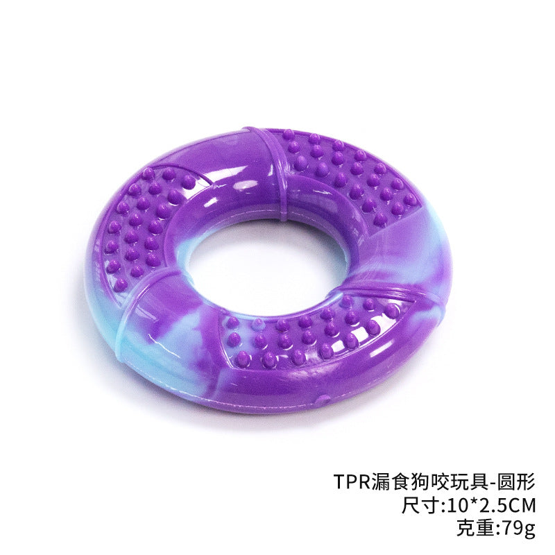 Dog Toy Treat Dispensing Ball Durable Chew Teddy Teething Self-Entertainment Puzzle Boredom Relief for Small and Medium Dogs Pet Hide and Seek Toy